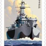 Missouri Ship Stamp