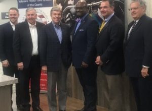 Photo of Senator Blunt, other leaders, tour Joplin VA Clinic