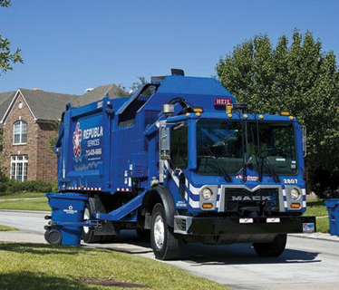 Republic Trash Truck, trash pick-up, curbside recycling, Joplin. rate increase