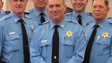 Photo of Sheriff Danny Smith is sworn in