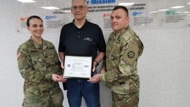 Photo of Americold Logistics honored for Support of National Guard, Reserve employees