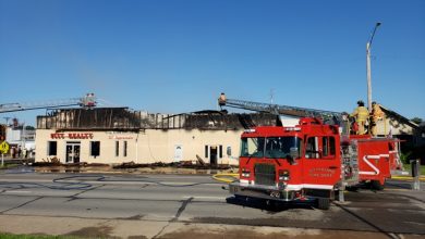 Photo of Pittsburg Fire Department battles early morning fire