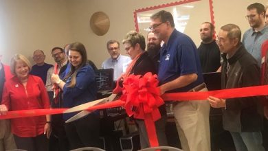 Photo of Ribbon cutting held for Joplin NALA Read computer lab