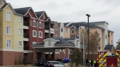 Photo of Trespasser Taken Down Outside Joplin Residence Inn