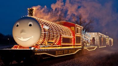 Photo of Holiday Express Train Rolling Into Joplin