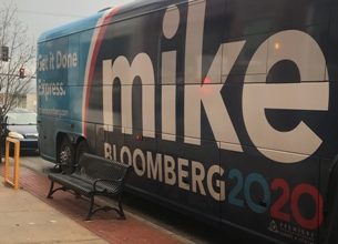 Photo of Bloomberg campaign stops in Joplin Sunday