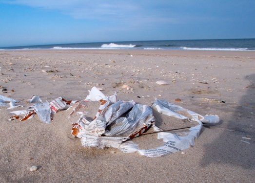 New Jersey Beach Trash