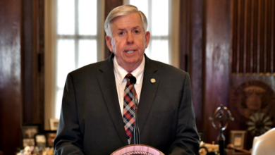 Photo of Governor Parson announcing his Missouri Supreme Court nominee