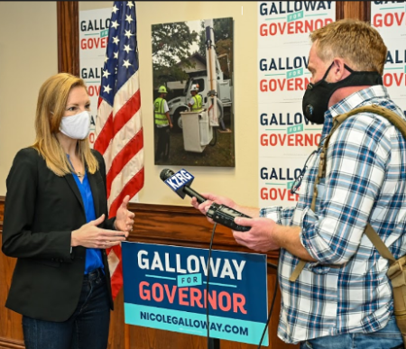 Galloway supports statewide mask mandate