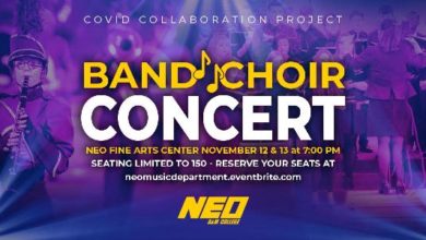 Photo of NEO music programs unite for fall concert