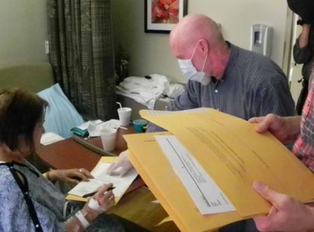Freeman patients exercise right to cast ballots