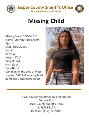 The Jasper County Sheriff’s Office needs your help to find a missing girl.