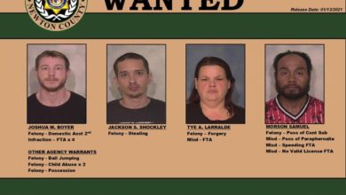 Photo of Newton County Sheriff’s Office searching for individuals with outstanding warrants