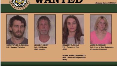 Photo of Newton County Sheriff’s Office releases pictures and names of wanted individuals.