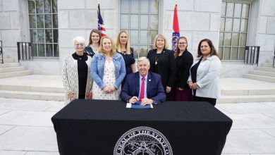 Photo of Governor Mike Parson signed two bills Thursday that will support Missouri’s adoptive families