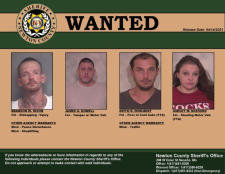 Newton County Sheriff’s Office asking for public’s help in finding wanted individuals