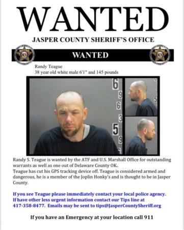 Jasper County Sheriff’s Office seeking wanted individual