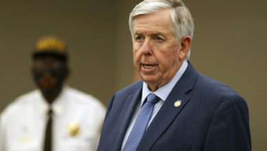 Photo of Missouri Governor Mike Parson approved most of the $48 billion state budget