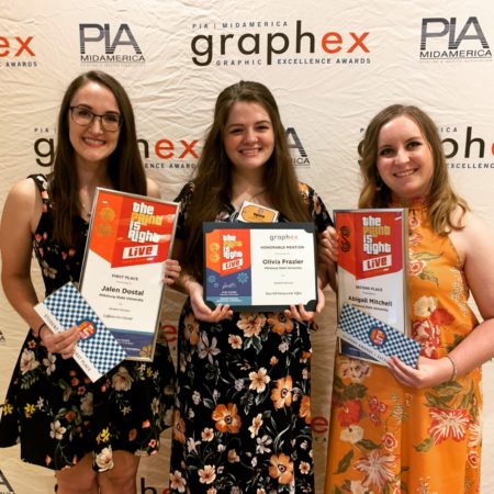 Graphics students, graduates win regional awards