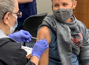 Photo of Freeman employees get booster shots