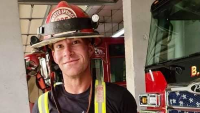 Photo of Baxter Springs Fire Fighter that was severely injured in October passes away Wednesday evening