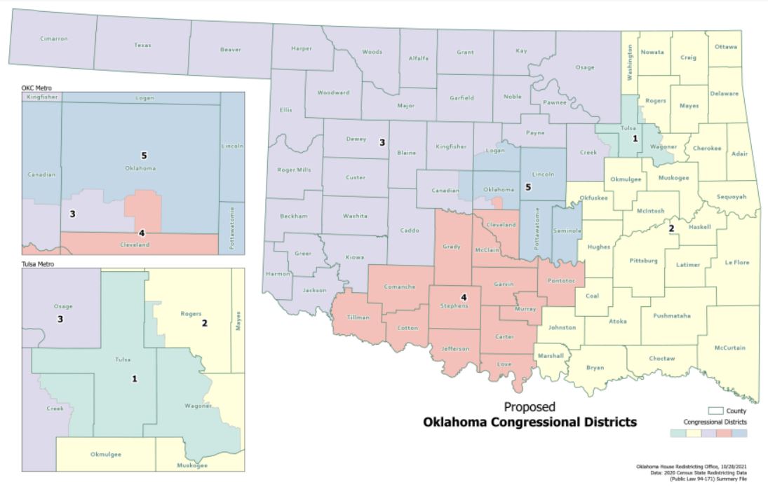 OK Redistricting Map