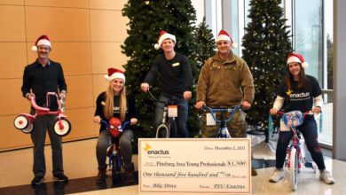 Photo of PSU’s College of Business “Enactus” program celebrates fundraising accomplishments for kids