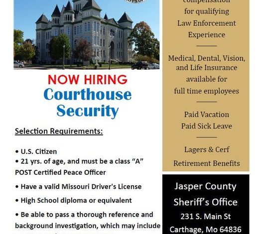 Jaspercountyjobopening