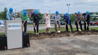 Photo of Freeman breaking ground on new medical building