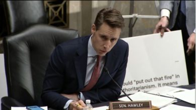 Photo of Hawley Slams Head of Biden Disinformation Board