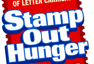 Photo of Letter Carriers celebrate “Stamp Out Hunger Food Drive” anniversary