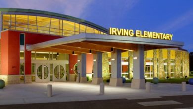 Photo of Playground shade canopies celebrated at Irving Elementary