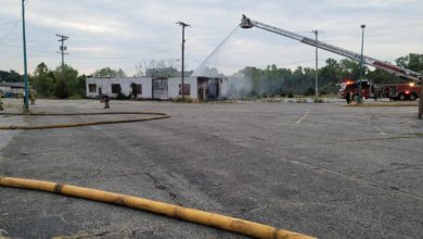 Photo of Fire destroys building on West 7th in Joplin