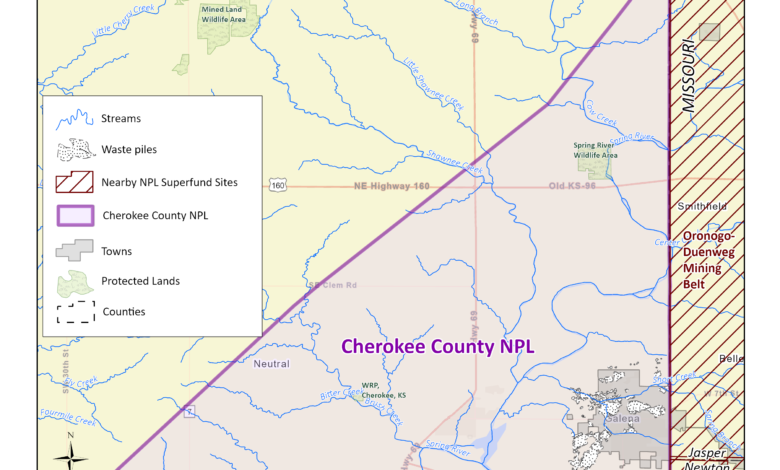 Cherokee Co Fs Large Map