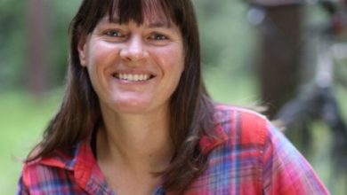 Photo of “Bicycling with Butterflies” author visits library tonight