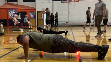 Photo of Vernon County Sheriff’s office holds “Push-Ups for Pennies”