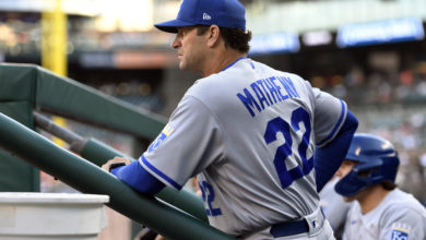 Photo of Royals fire manager Mike Matheny after 65-97 end to season