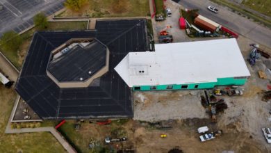 Photo of Pitt State’s new simulation hospital has made major progress