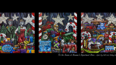 Photo of Joplin City Hall’s Holiday Windows are back!