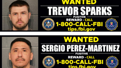 Photo of FBI announces $10,000 reward for information leading to arrest of federal fugitives