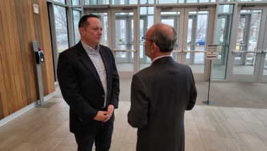 Photo of 7th District Congressman Eric Burlison visits KCU Joplin campus