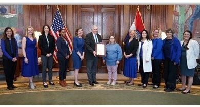 Photo of Governor Parson proclaims March as Colorectal Cancer Awareness Month