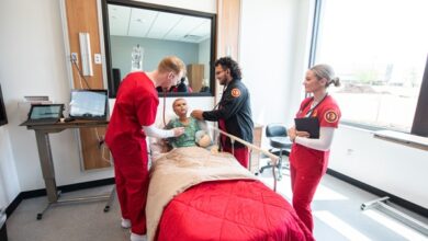 Photo of Construction wraps up at nursing school’s simulation hospital 