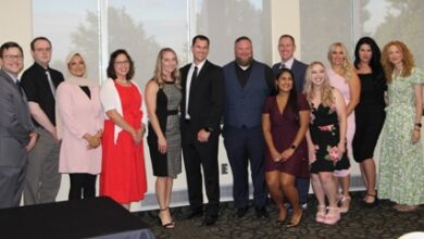 Photo of Freeman celebrates graduation of new physicians