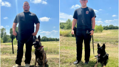 Photo of Joplin Police Department adds two new K9s to force