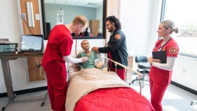 Photo of Pittsburg State simulation hospital provides realistic setting for learning