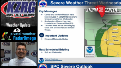 Photo of August 8 Severe Weather Update