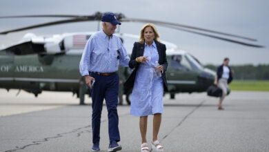 Photo of First Lady Jill Biden visits Truman Presidential Library in Kansas City