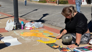 Photo of Neosho prepares for their annual Sidewalk Chalk Art Contest