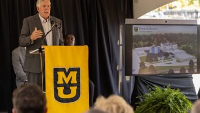 Photo of Groundbreaking held for MU Research Reactor (MURR) facility